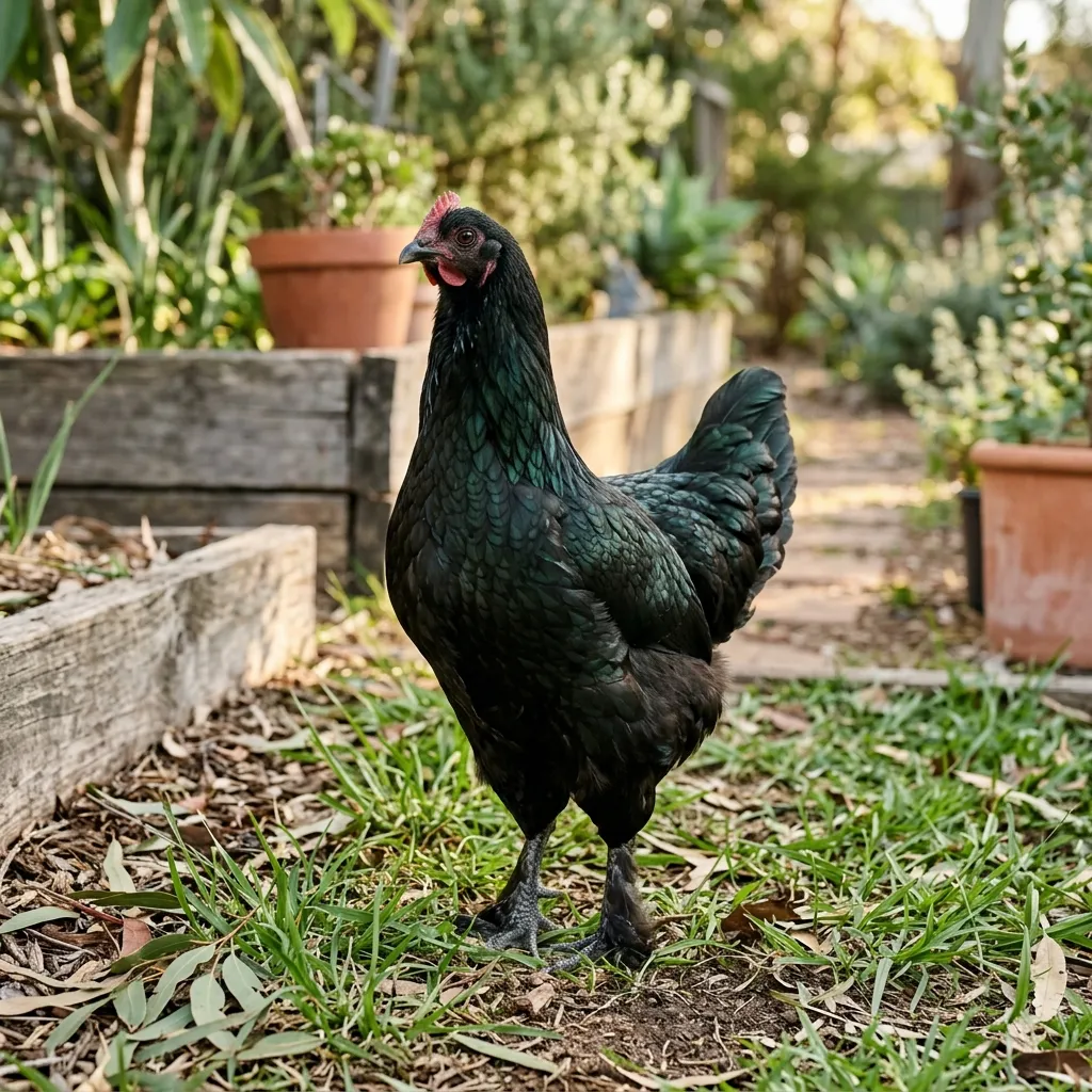 Langshan (Australian) chicken