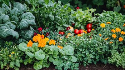Mixed companion plantings